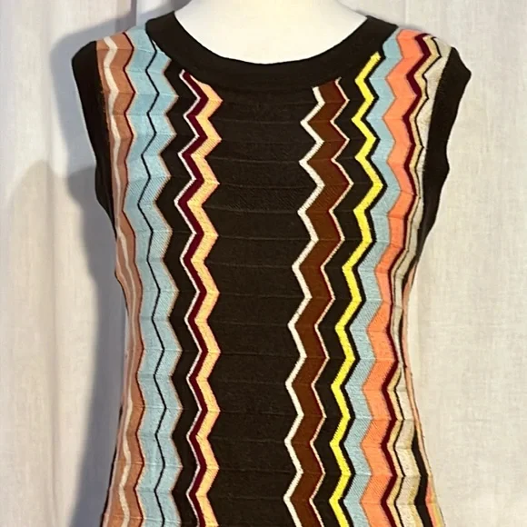 Missoni for Target vertical chevron sweater dress with slip lining-GUC - Picture 3 of 12